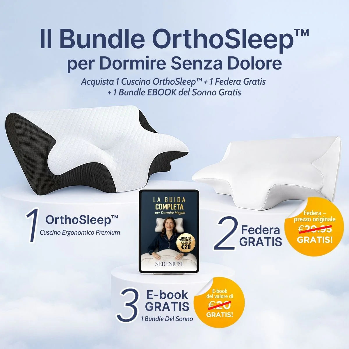 MazyGet Serenium - OrthoSleep™ - Sollievo Cervicale
