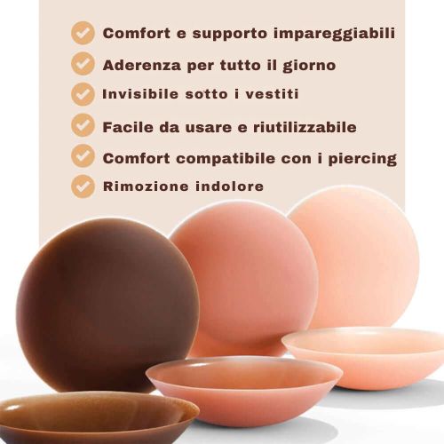 Copricapezzoli senza cuciture MazyComfort™ (Paio)