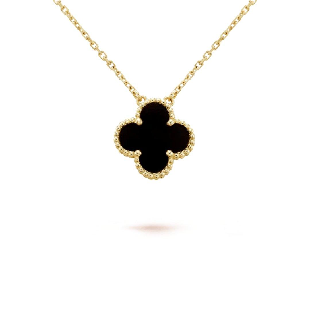 Collana Quadrifoglio a Cinque Foglie