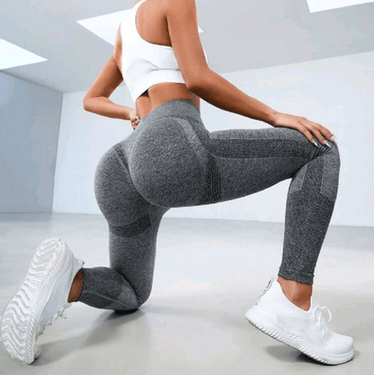 Leggings Push Up Cinza - Empina Bumbum